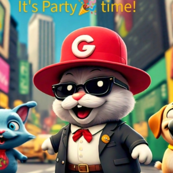 NEW!💯 IT'S PARTY TIME! SELF CREATED 8.5x11 ULTRA GLOSSY KIDS COLOR ART POSTER😃 - Picture 5 of 6